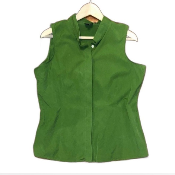 Talbots Green Sleeveless Women's Top-Sz 16P - Picture 1 of 4